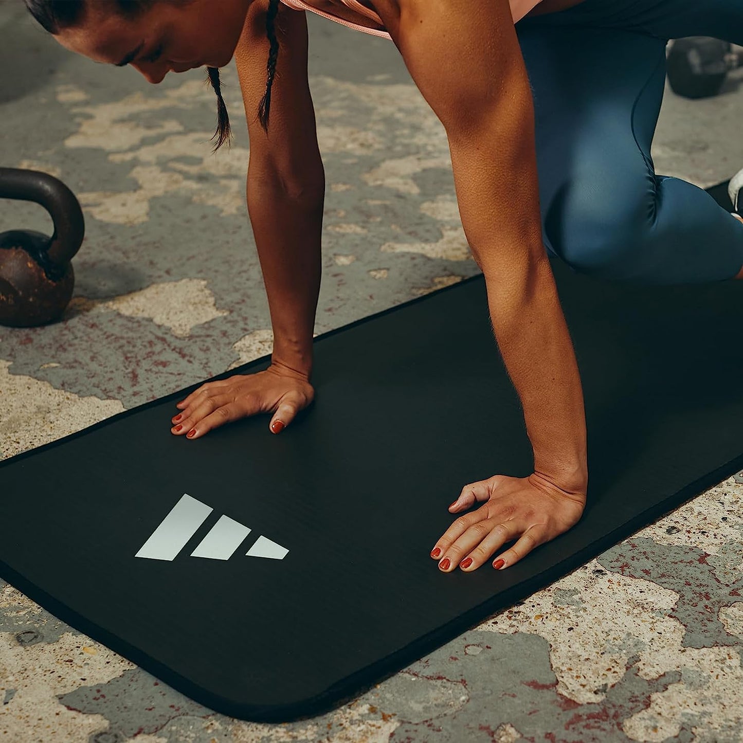 ADIDAS - TRAINING MATT - 10MM BLACK