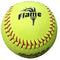 Flame 11" Yellow Softball Match Ball