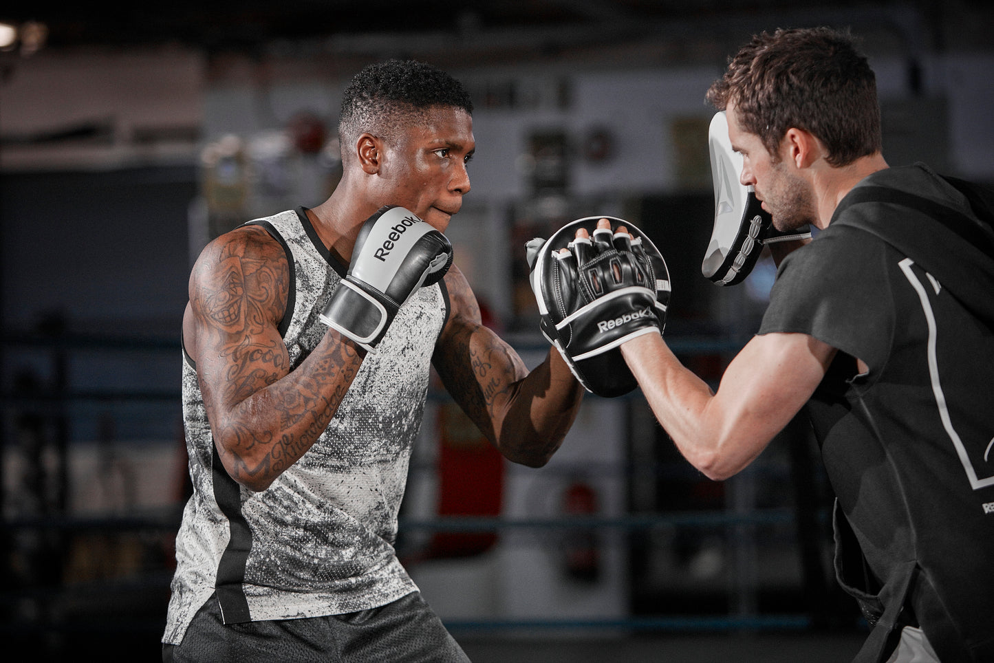 Reebok Silver Retail Boxing Glove