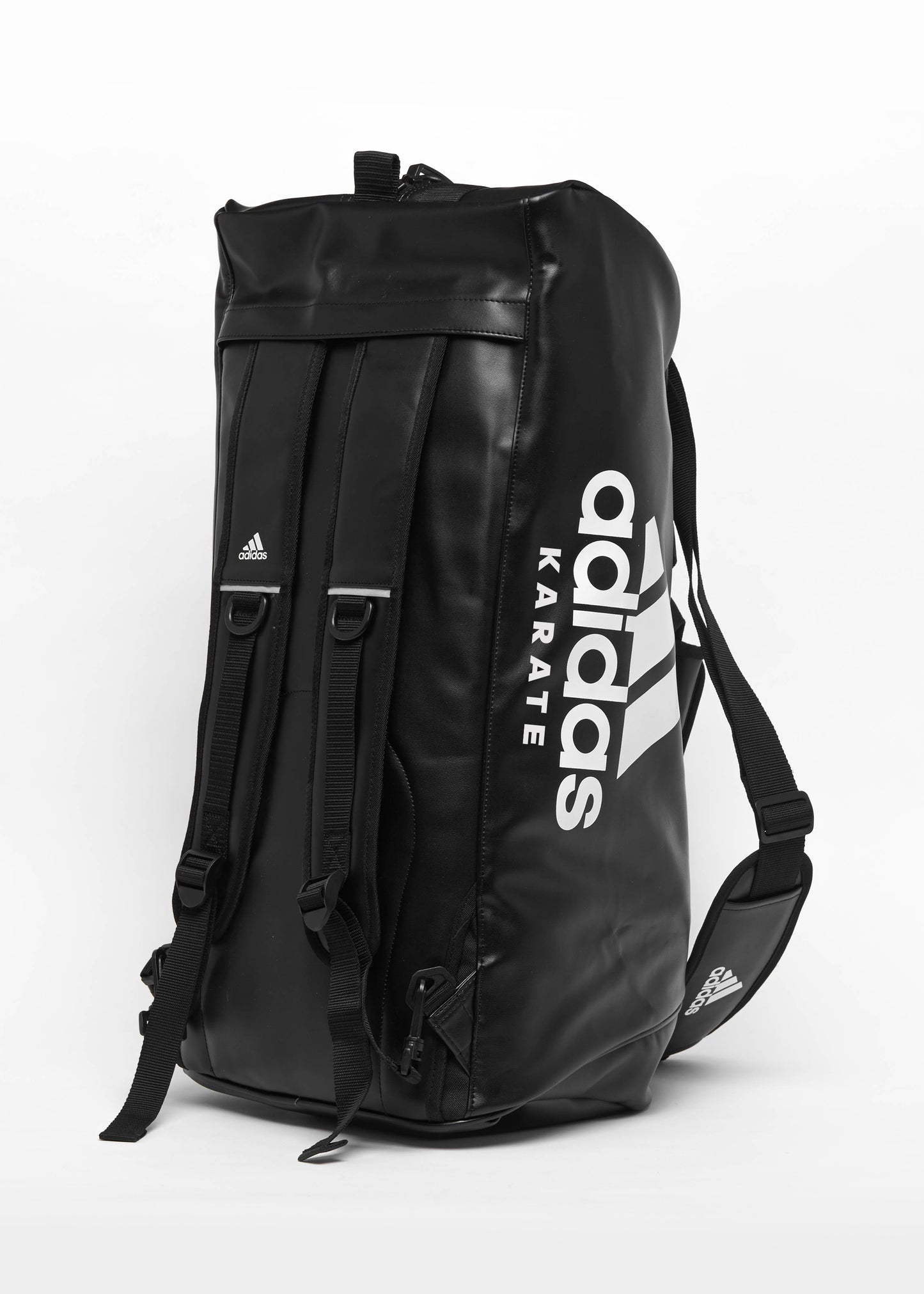 ADIDAS 2 IN ONE KARATE PU BAG M BLACK AND WHITE