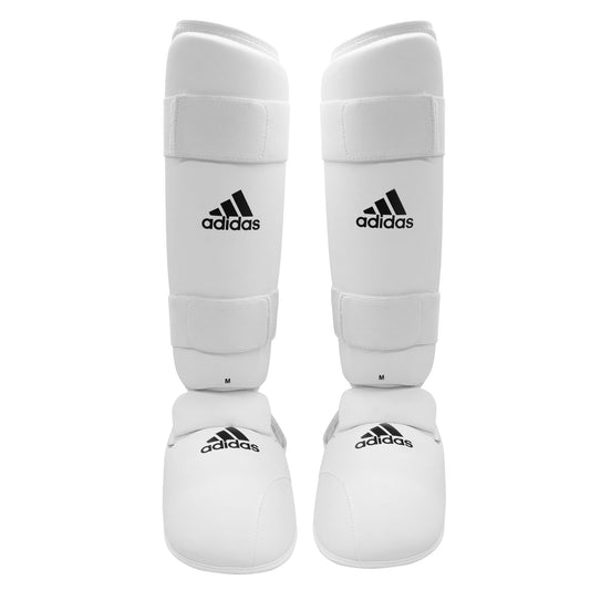 Adidas WKF White  Shin & Removable Instep