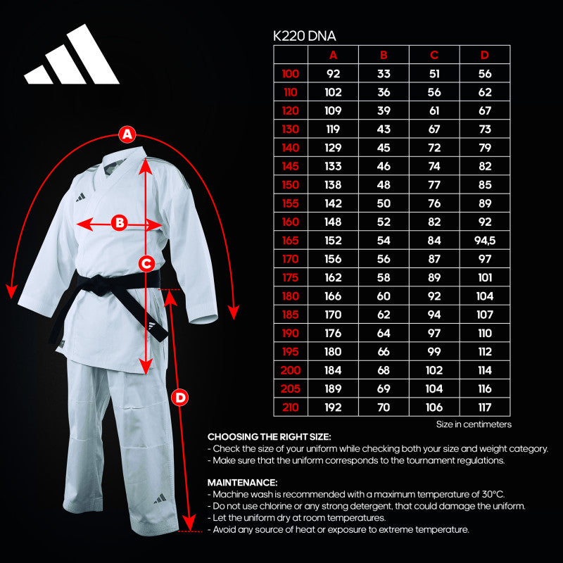 Adidas K220KF Karate Uniform - Kumite Fighter (NEW ADIDAS DNA FIGHTER UNIFORM )