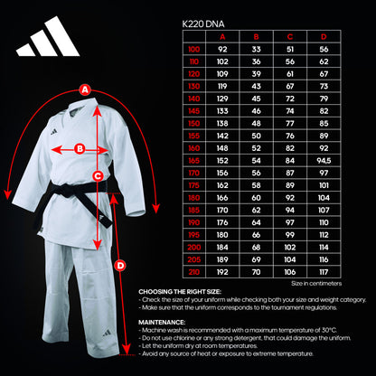 Adidas K220KF Karate Uniform - Kumite Fighter (NEW ADIDAS DNA FIGHTER UNIFORM )