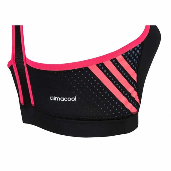 Adidas Womens Train Brast Sports Bra Climacool Mesh