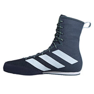 ADIDAS BOX HOG BOXING SHOES BLUE AND GREY